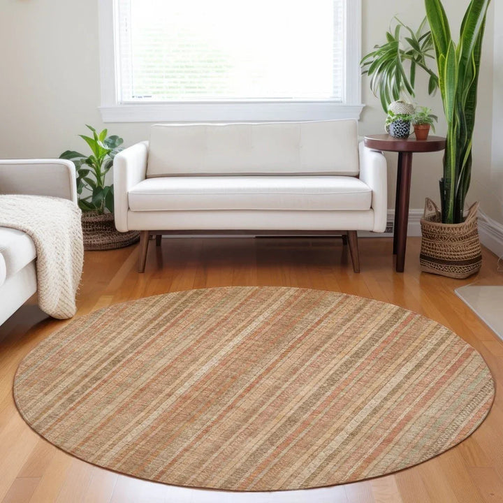 Emberith Orange Washable Indoor - Outdoor Rug - LOOMLAN - LOOMLAN Rugs - Outdoor Rugs