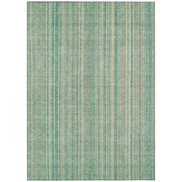 Emberith Teal Washable Indoor - Outdoor Rug - LOOMLAN - LOOMLAN Rugs - Outdoor Rugs