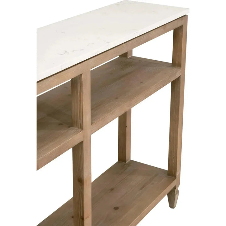 Emerie 11" Narrow Console Table With Shelves - LOOMLAN - Essentials For Living - Console Tables