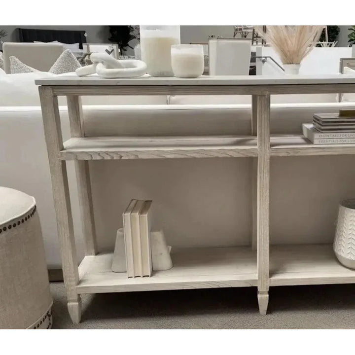 Emerie 11" Narrow Console Table With Shelves - LOOMLAN - Essentials For Living - Console Tables