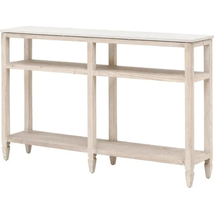 Emerie 11" Narrow Console Table With Shelves - LOOMLAN - Essentials For Living - Console Tables