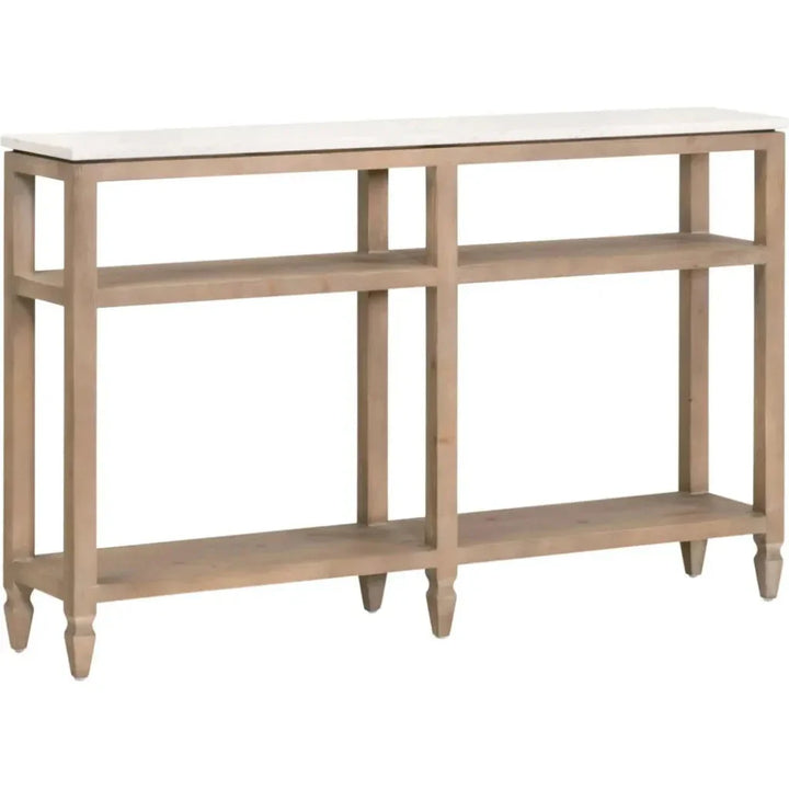 Emerie 11" Narrow Console Table With Shelves - LOOMLAN - Essentials For Living - Console Tables