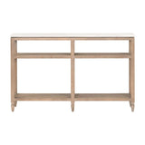 Emerie 11" Narrow Console Table With Storage Shelves