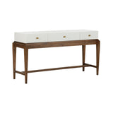 Emery Wood Based Classic Console Table-Console Tables-Chelsea House-White-LOOMLAN