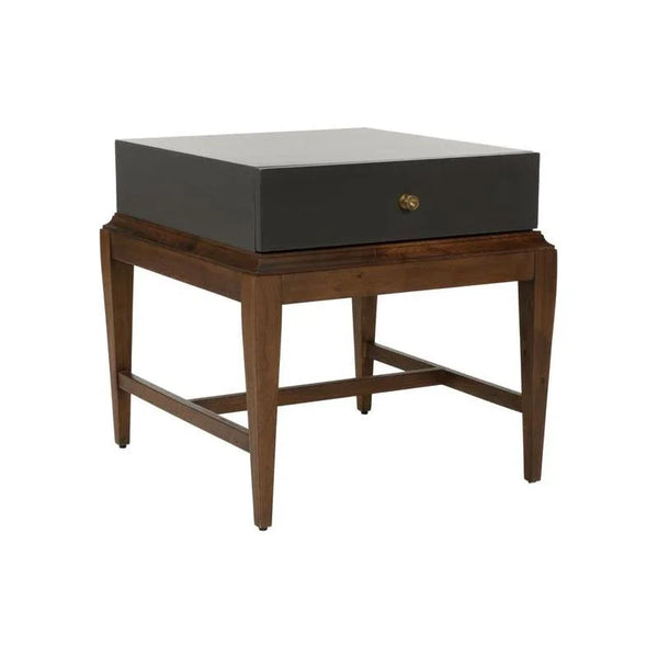Emery Wood Based Rectangular End Table - LOOMLAN - Chelsea House - Side Tables