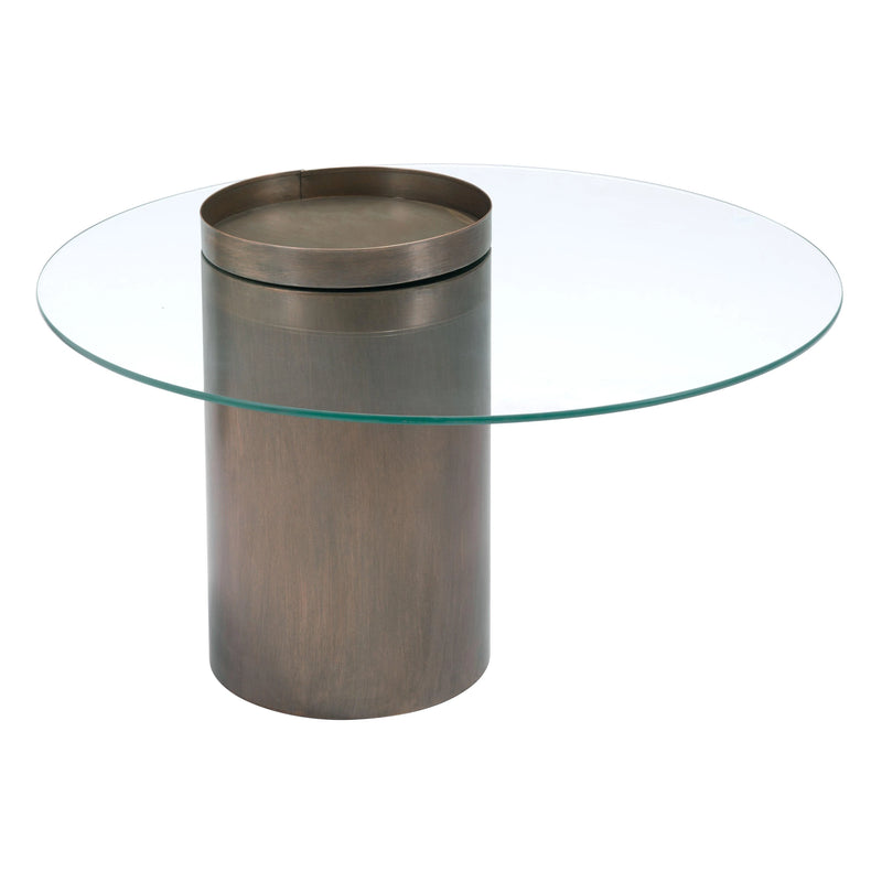 Emi Coffee Table Antique Gold Coffee Tables LOOMLAN By Zuo Modern