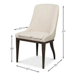 Emilio Grey Dining Chair - , Durable, Traditional 2PC