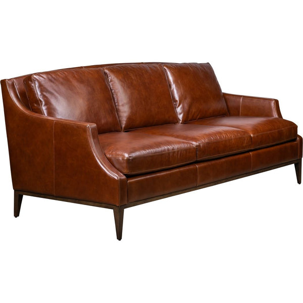 Emily Linden Chocolate Leather Sofa