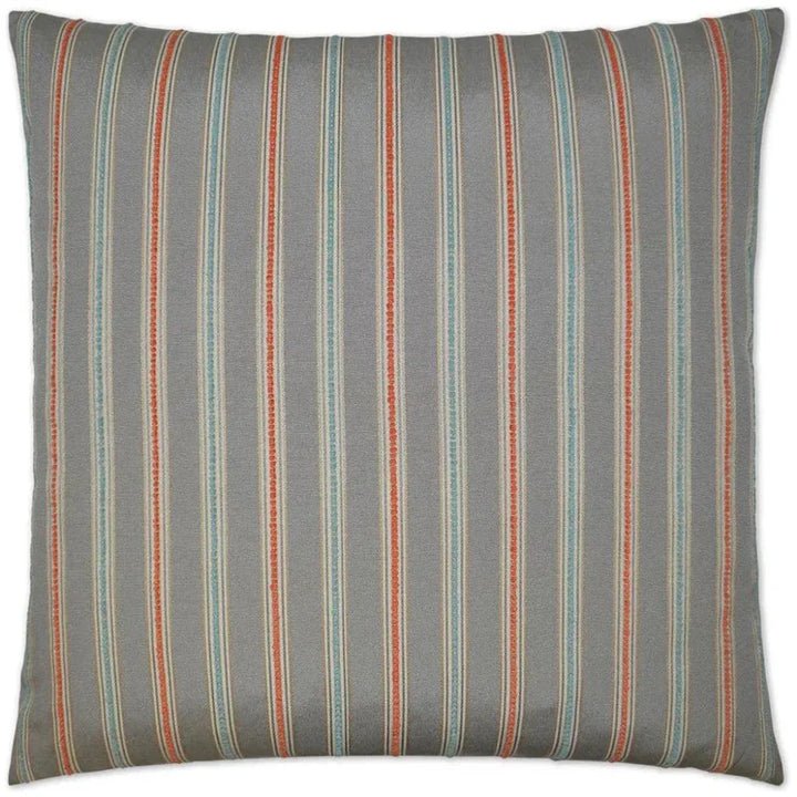 Emmaline Flint Grey Throw Pillow With Insert - LOOMLAN - D.V. Kap - Throw Pillows