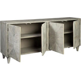 Emory Wooden Gray Washed Sideboard