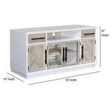 Entertainment Wall Unit Light For TV Up to 60"