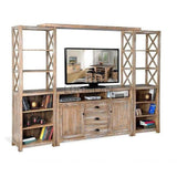 Entertainment Wall Unit TV Stand Farmhouse