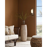 Enya Drum Shaped Wood Pedestal-Side Tables-Wildwood-LOOMLAN