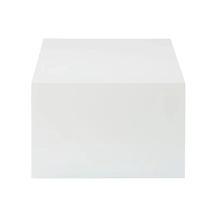 Equinox White Rectangular Cocktail Table - LOOMLAN - Chelsea House - Coffee Tables