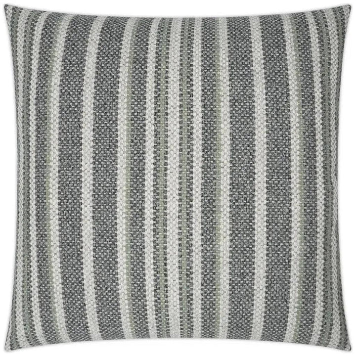 Ernest Graphite Stripes Grey Large Throw Pillow Insert - LOOMLAN - D.V. Kap - Throw Pillows
