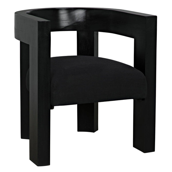 Eros Chair-Dining Chairs-Noir-LOOMLAN