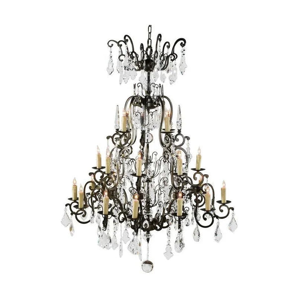Esmerado Elegance Crystal Made Chandelier - LOOMLAN - Wildwood - Chandeliers
