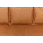 Esprit Leather Sofa Mid-Century Modern