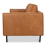 Esprit Leather Sofa Mid-Century Modern