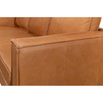 Esprit Leather Sofa Mid-Century Modern