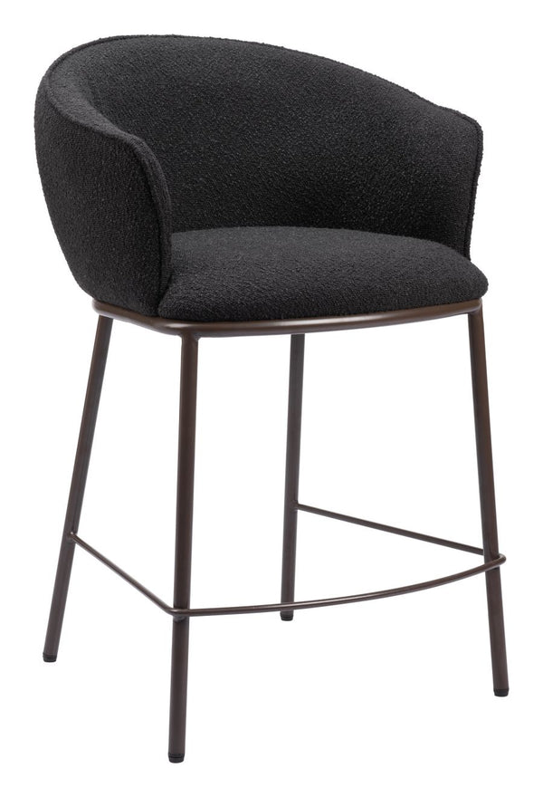 Essen Textured Fabric Counter Stool