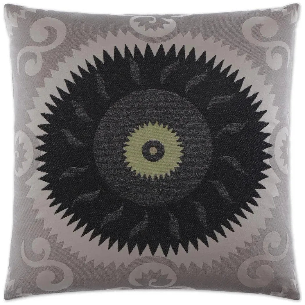 Essence Black Throw Pillow With Insert