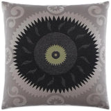 Essence Black Throw Pillow With Insert