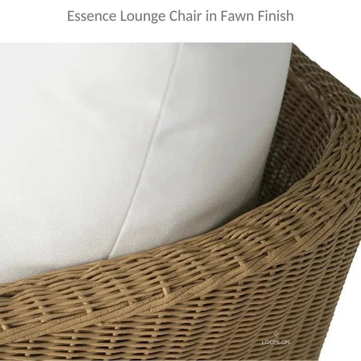 Essence Lounge Chair All Weather Wicker Furniture-Outdoor Lounge Chairs-Lloyd Flanders-LOOMLAN