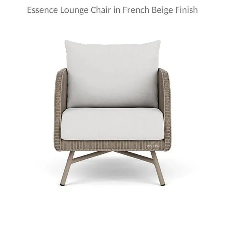 Essence Lounge Chair All Weather Wicker Furniture-Outdoor Lounge Chairs-Lloyd Flanders-LOOMLAN