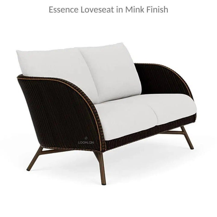 Essence Loveseat All Weather Wicker Furniture - LOOMLAN - Lloyd Flanders - Outdoor Sofas & Loveseats