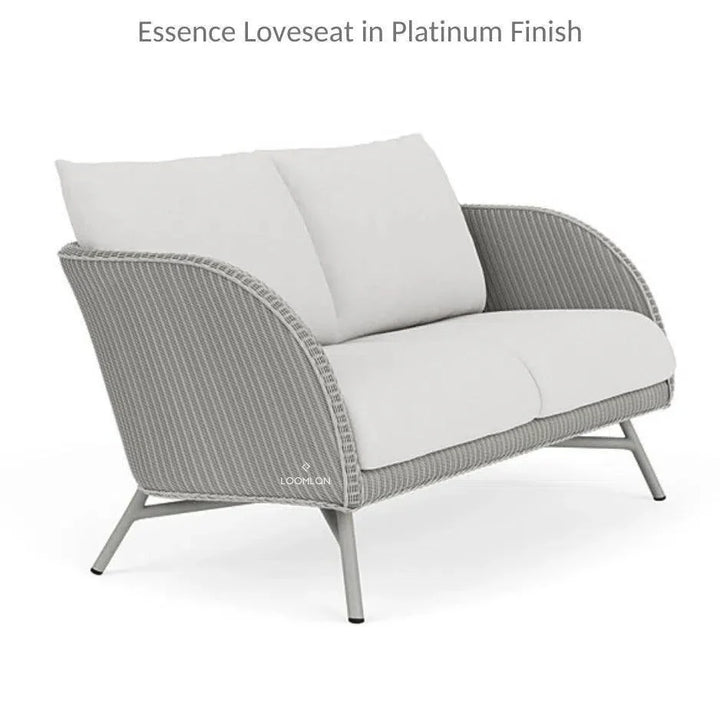 Essence Loveseat All Weather Wicker Furniture - LOOMLAN - Lloyd Flanders - Outdoor Sofas & Loveseats