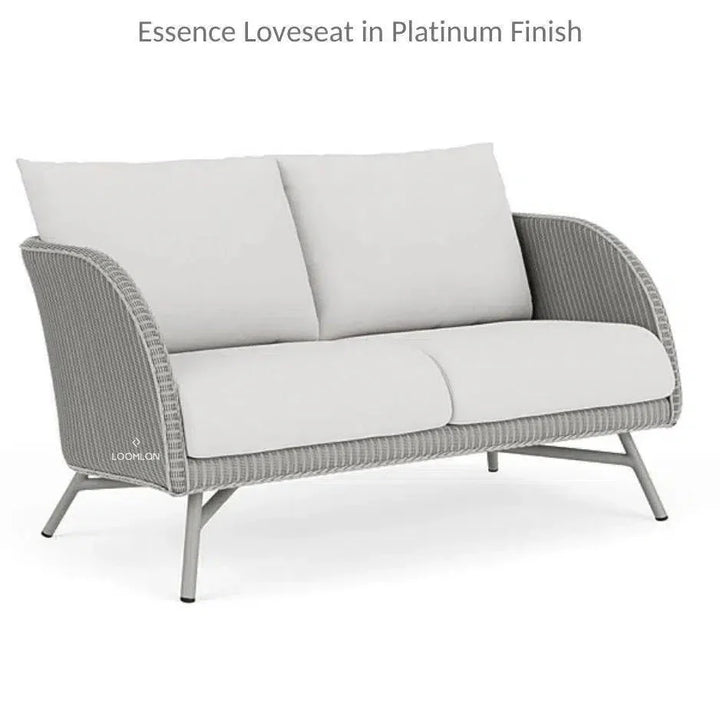 Essence Loveseat All Weather Wicker Furniture - LOOMLAN - Lloyd Flanders - Outdoor Sofas & Loveseats