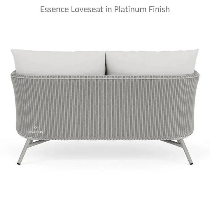 Essence Loveseat All Weather Wicker Furniture - LOOMLAN - Lloyd Flanders - Outdoor Sofas & Loveseats