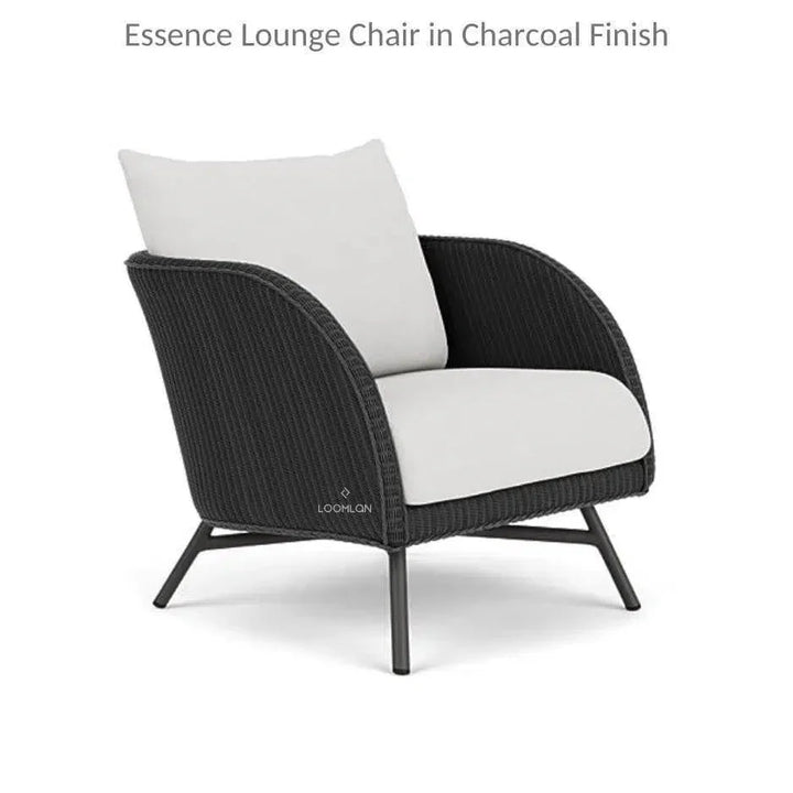 Essence Outdoor Wicker Loveseat & Chair Set Tables-Outdoor Lounge Sets-Lloyd Flanders-LOOMLAN