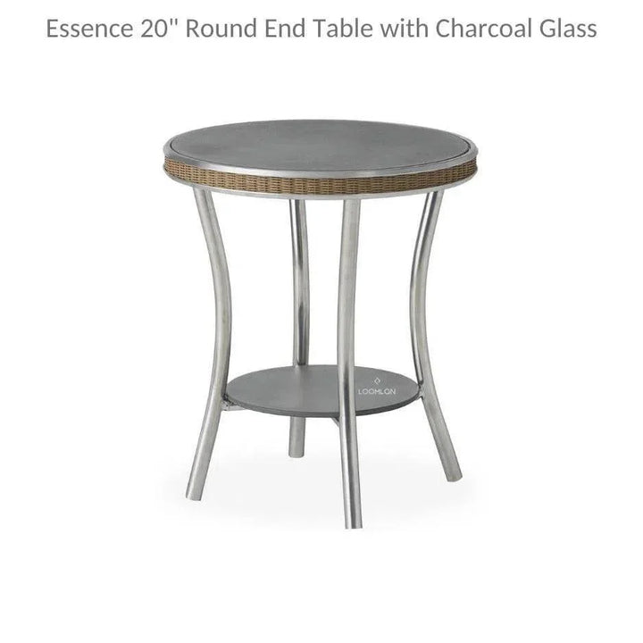 Essence Outdoor Wicker Loveseat & Chair Set Tables-Outdoor Lounge Sets-Lloyd Flanders-LOOMLAN