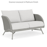 Flanders Essence Outdoor Wicker Loveseat and Chair Set with Tables Outdoor Lounge Sets LOOMLAN By Lloyd Flanders