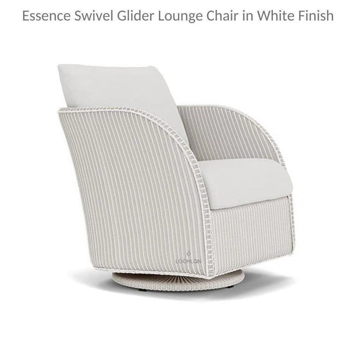 Essence Swivel Glider Lounge Chair Wicker Furniture-Outdoor Lounge Chairs-Lloyd Flanders-LOOMLAN