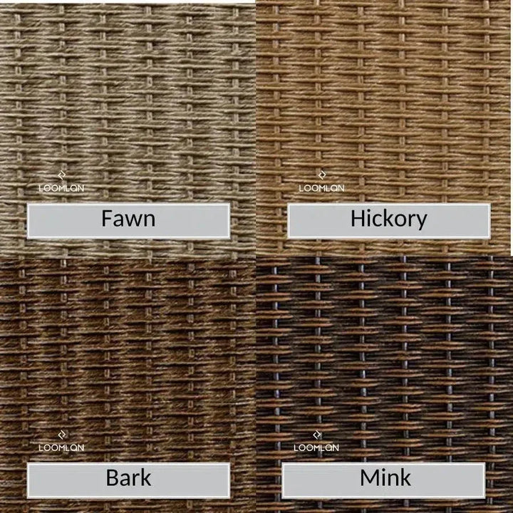 Essence Swivel Glider Lounge Chair Wicker Furniture-Outdoor Lounge Chairs-Lloyd Flanders-LOOMLAN