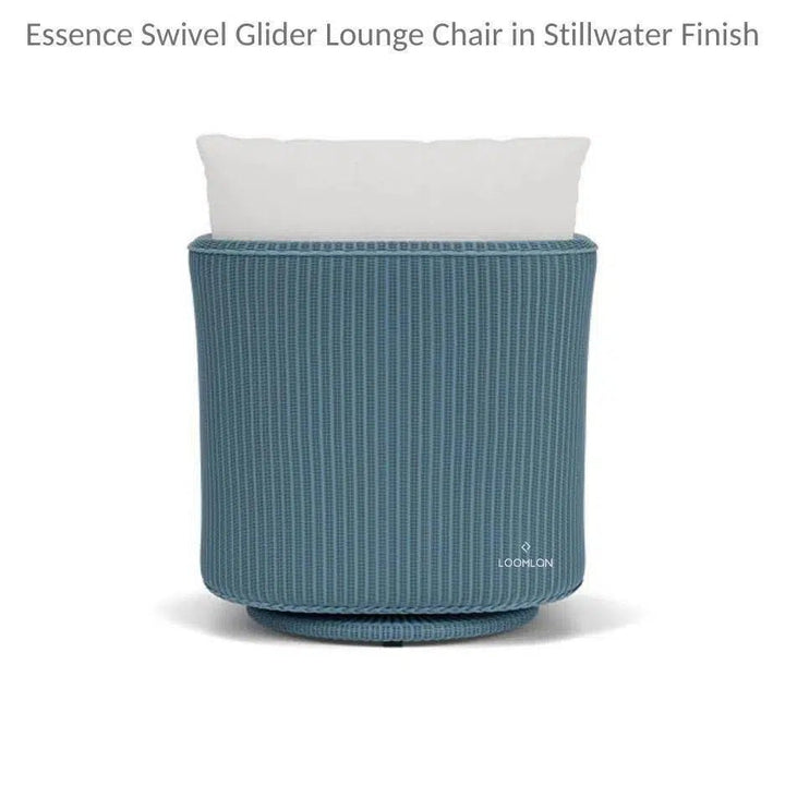 Essence Swivel Glider Lounge Chair Wicker Furniture-Outdoor Lounge Chairs-Lloyd Flanders-LOOMLAN