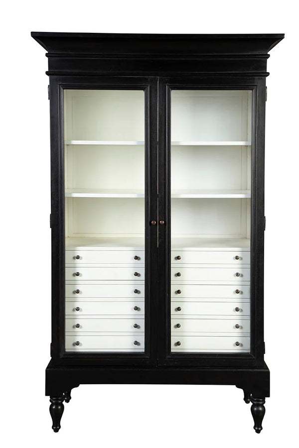 Estella Classic Designed Wooden Black Armoire