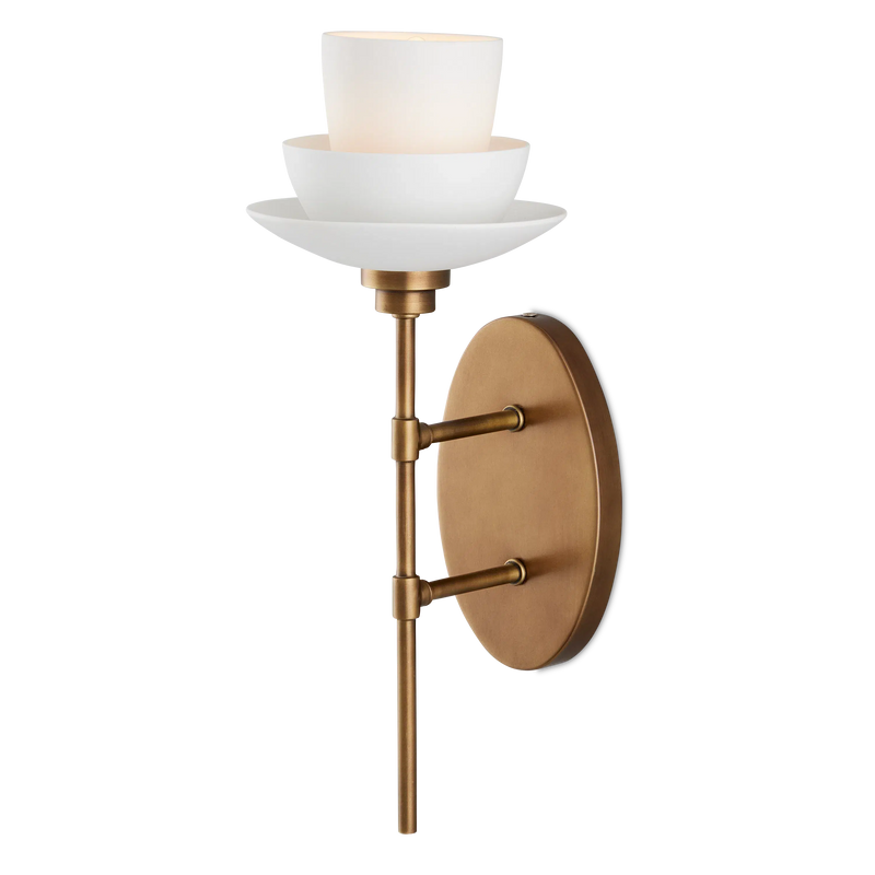 Etiquette Wall Sconce-Wall Sconces-Currey & Co-LOOMLAN