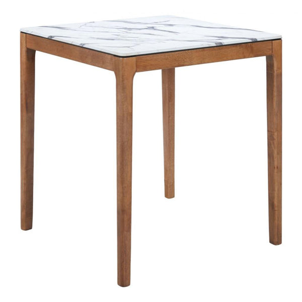 Eva Wooden Square Counter Table