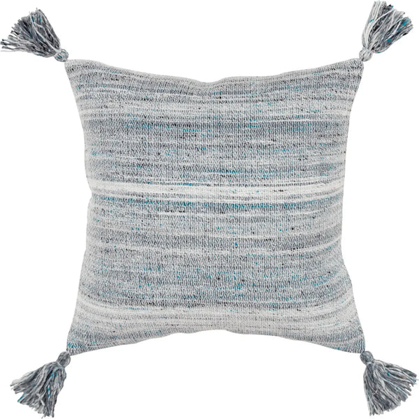 Evan Boho Outdoor Throw Pillow-Outdoor Pillows-LOOMLAN-Teal-LOOMLAN