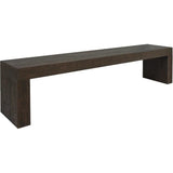 Evander Wood Dining Bench-Dining Benches-Moe's Home-LOOMLAN