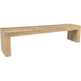 Evander Wood Dining Bench-Dining Benches-Moe's Home-LOOMLAN