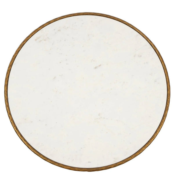 Evelyn Marble Topped Round Coffee Table