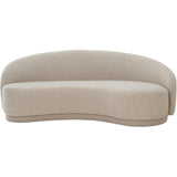 Excelsior Polyester and Pine Beige Sofa Sofas & Loveseats LOOMLAN By Moe's Home