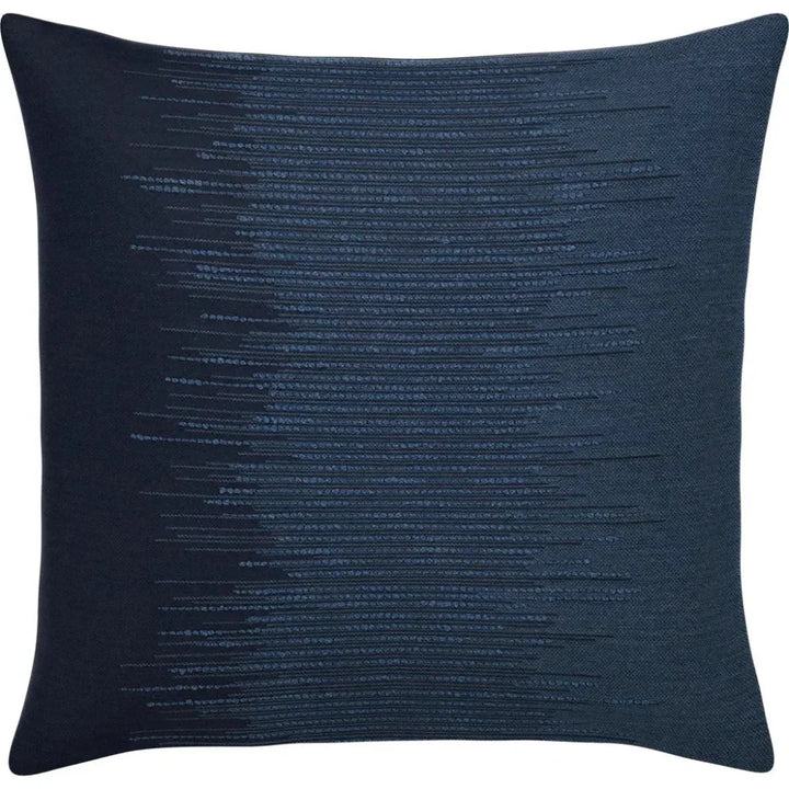 Expanse Indigo Double Side Outdoor Pillow-Outdoor Pillows-Earnest Collection-20" Square DS-LOOMLAN