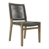 Explorer Oceans Side Chair Set of Two - Grey Outdoor Accent Chairs-Outdoor Accent Chairs-Seasonal Living-LOOMLAN