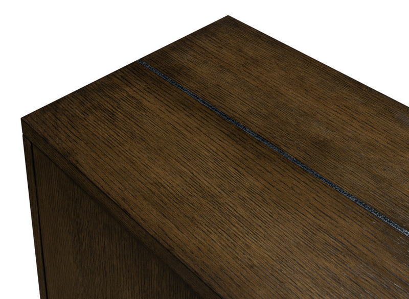 Extra Long Sideboard Buffet Barton Cabinet Artisan Grey-Sideboards-Sarreid-LOOMLAN